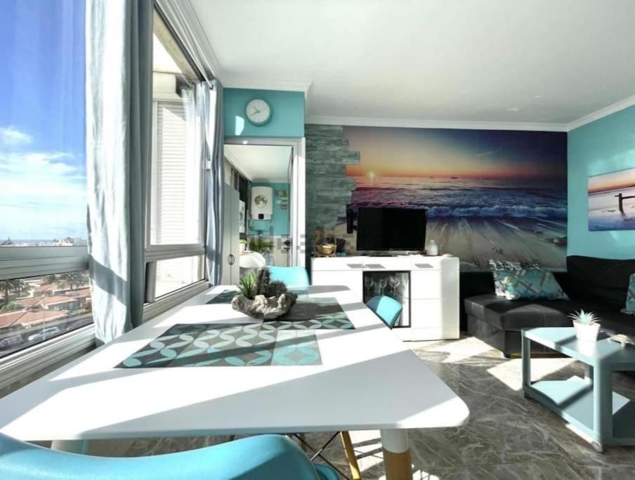 Traumhafte Wohnung Mit Panoramablick Und Pool Playa del Inglés Buitenkant foto