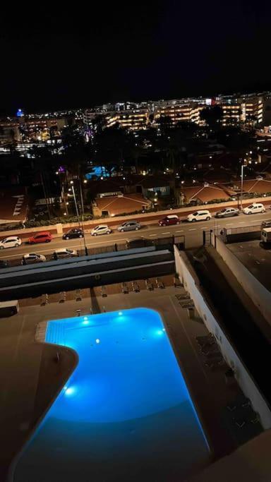 Traumhafte Wohnung Mit Panoramablick Und Pool Playa del Inglés Buitenkant foto